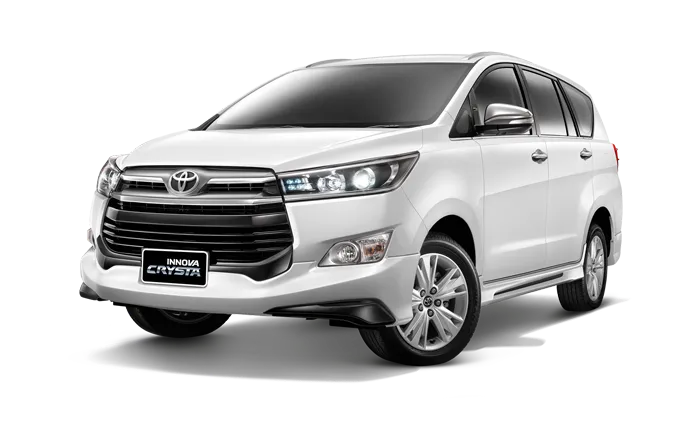 Toyota Innova Crysta car rental in Siliguri Sikkim Darjeeling